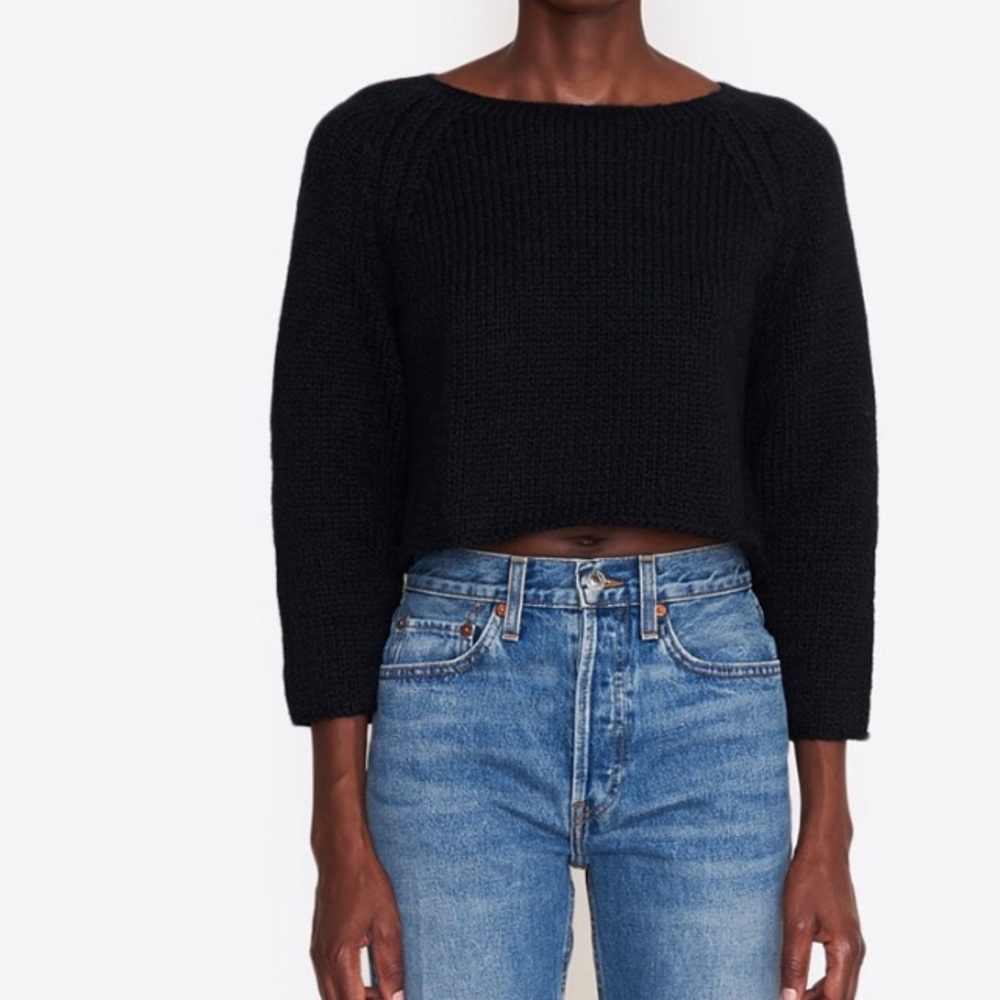 Apiece Apart elena cropped sweater